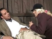 After a great riding lesson with her sexy male teacher, Lana shows him her appreciation by getting her mouth around his big dick