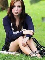 Girls lift skirts up for pussy show